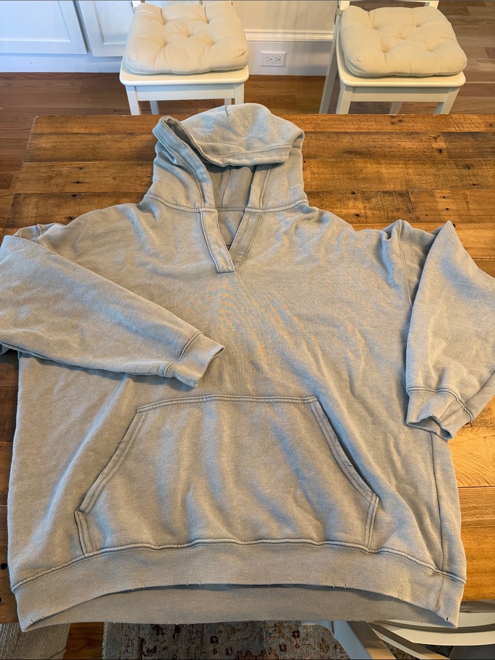 Aerie Green Oversized Pullover Hoodie Sweatshirt